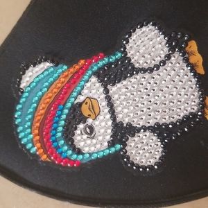 Penguin Jeweled Facemask nwot
